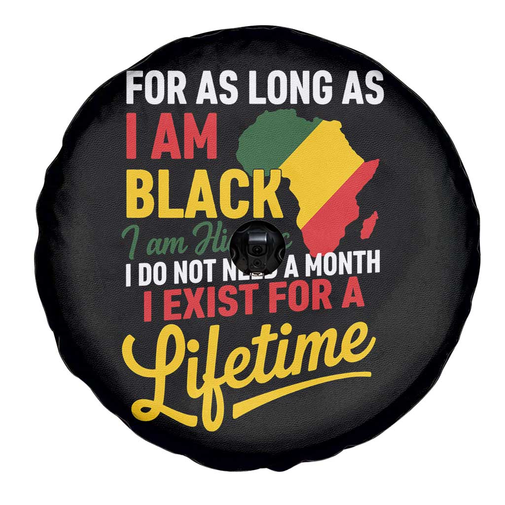 I Am Black History I Exist for a Lifetime Spare Tire Cover Black Pride African American Empowerment TS02 Print Your Wear