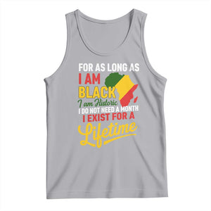 I Am Black History I Exist for a Lifetime Tank Top Black Pride African American Empowerment TS02 Athletic Heather Print Your Wear