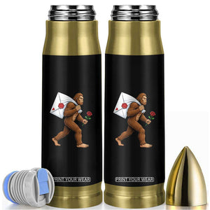 Funny Valentine Bigfoot with Heart Sack Bag Bullet Tumbler Romantic Sasquatch Love Letter Valentines Day TS02 Black Print Your Wear
