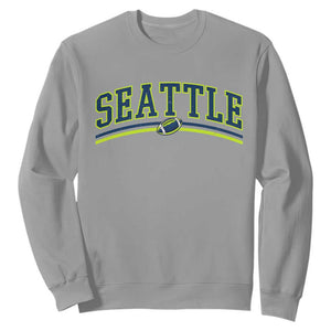 Vintage Seattle Pride Retro Varsity Athletic Style Graphic Sweatshirt Game Day Sports Fan