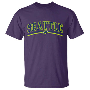 Vintage Seattle Pride Retro Varsity Athletic Style Graphic T Shirt Game Day Sports Fan