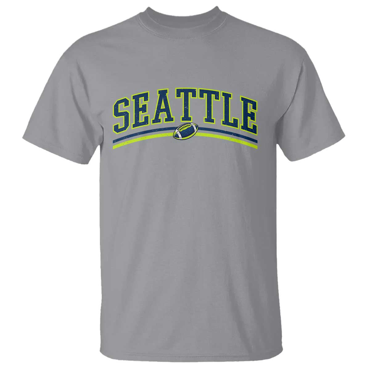 Vintage Seattle Pride Retro Varsity Athletic Style Graphic T Shirt Game Day Sports Fan