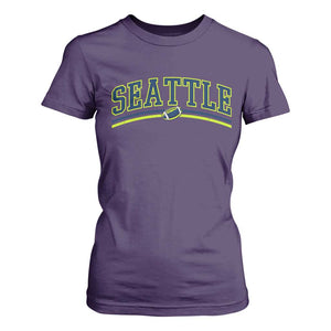 Vintage Seattle Pride Retro Varsity Athletic Style Graphic T Shirt For Women Game Day Sports Fan