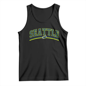 Vintage Seattle Pride Retro Varsity Athletic Style Graphic Tank Top Game Day Sports Fan