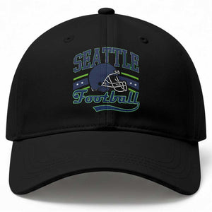 Classic Seattle Athletic Helmet Graphic Baseball Cap Vintage Game Day Sports Fan