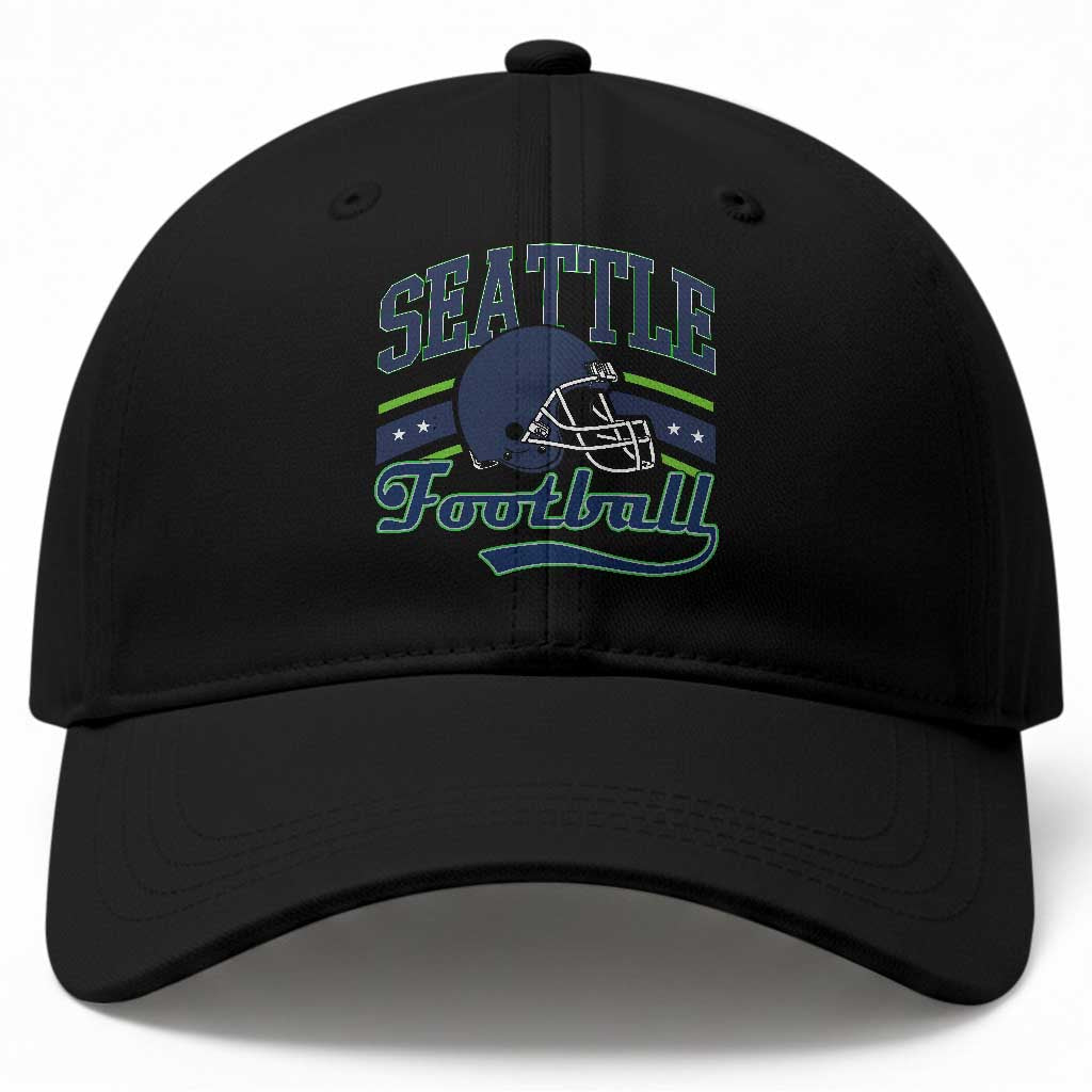 Classic Seattle Athletic Helmet Graphic Baseball Cap Vintage Game Day Sports Fan TS02 Print Your Wear