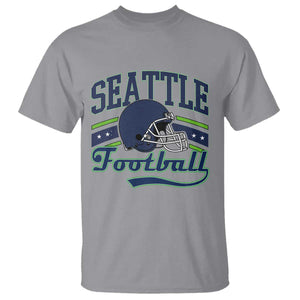 Classic Seattle Athletic Helmet Graphic T Shirt Vintage Game Day Sports Fan