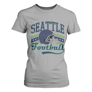 Classic Seattle Athletic Helmet Graphic T Shirt For Women Vintage Game Day Sports Fan
