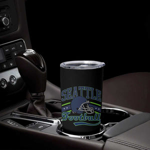 Classic Seattle Athletic Helmet Graphic Tumbler Cup Vintage Game Day Sports Fan