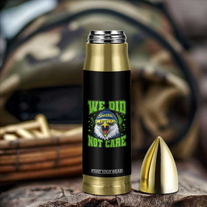 We Did Not Care Seattle Game Day Bullet Tumbler Bold Sarcastic Hawk City Skyline Sports Fan