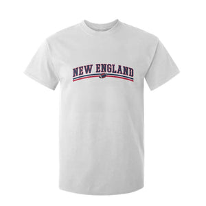 Vintage New England Pride Retro Varsity Athletic Style Graphic T Shirt For Kid Game Day Sports Fan