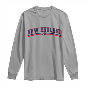 Vintage New England Pride Retro Varsity Athletic Style Graphic Long Sleeve Shirt Game Day Sports Fan