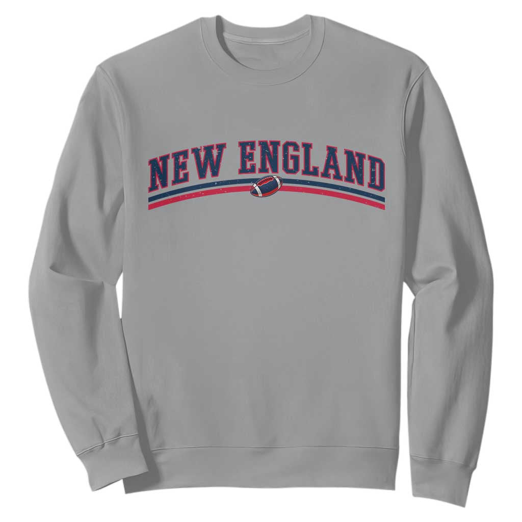 Vintage New England Pride Retro Varsity Athletic Style Graphic Sweatshirt Game Day Sports Fan