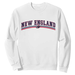 Vintage New England Pride Retro Varsity Athletic Style Graphic Sweatshirt Game Day Sports Fan