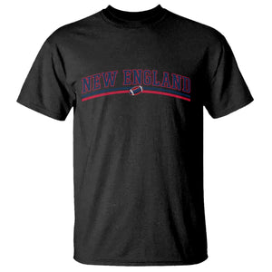 Vintage New England Pride Retro Varsity Athletic Style Graphic T Shirt Game Day Sports Fan