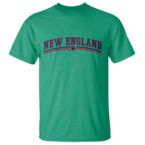 Vintage New England Pride Retro Varsity Athletic Style Graphic T Shirt Game Day Sports Fan