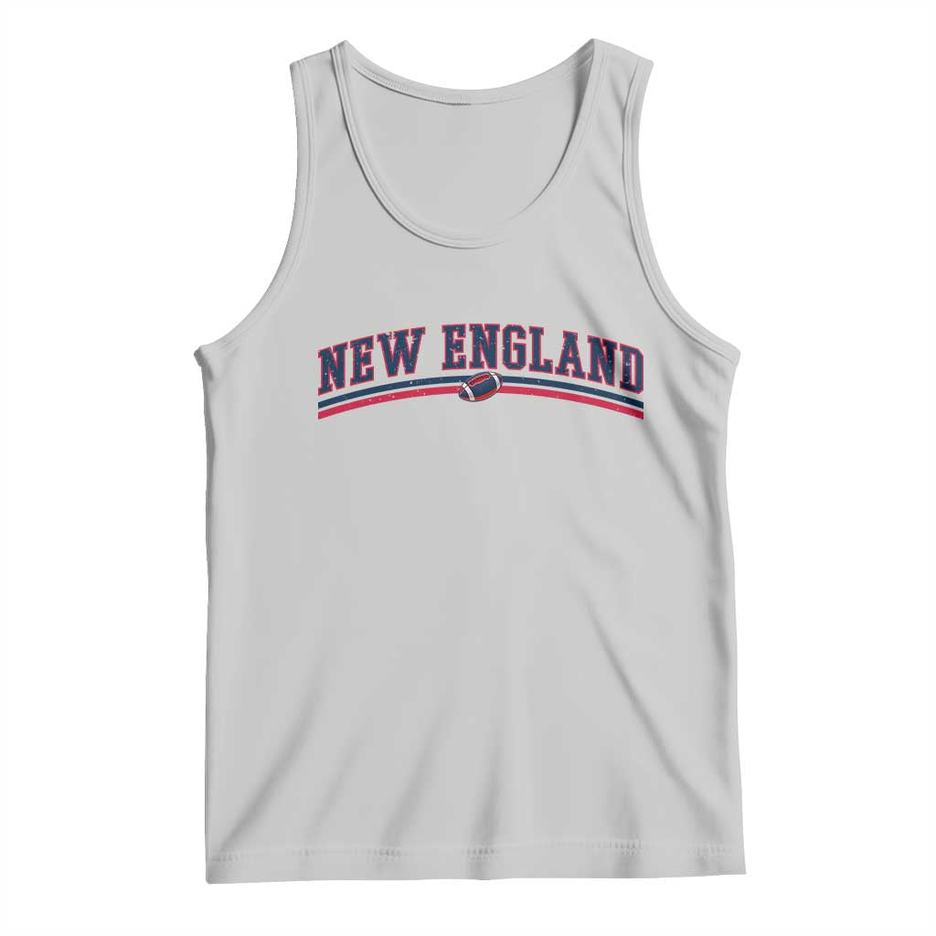 Vintage New England Pride Retro Varsity Athletic Style Graphic Tank Top Game Day Sports Fan
