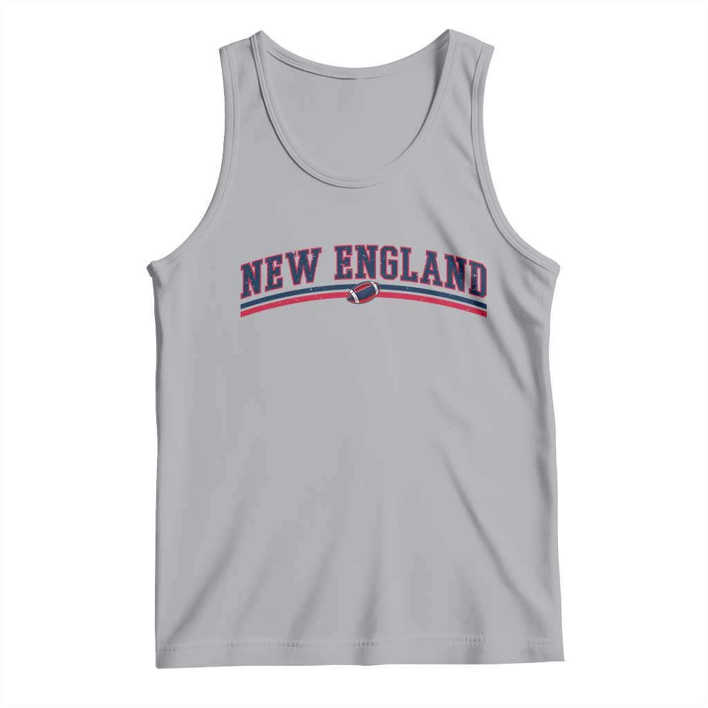 Vintage New England Pride Retro Varsity Athletic Style Graphic Tank Top Game Day Sports Fan