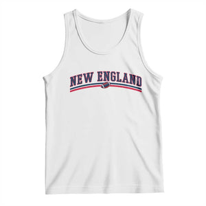 Vintage New England Pride Retro Varsity Athletic Style Graphic Tank Top Game Day Sports Fan