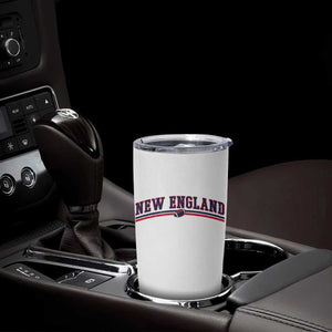 Vintage New England Pride Retro Varsity Athletic Style Graphic Tumbler Cup Game Day Sports Fan