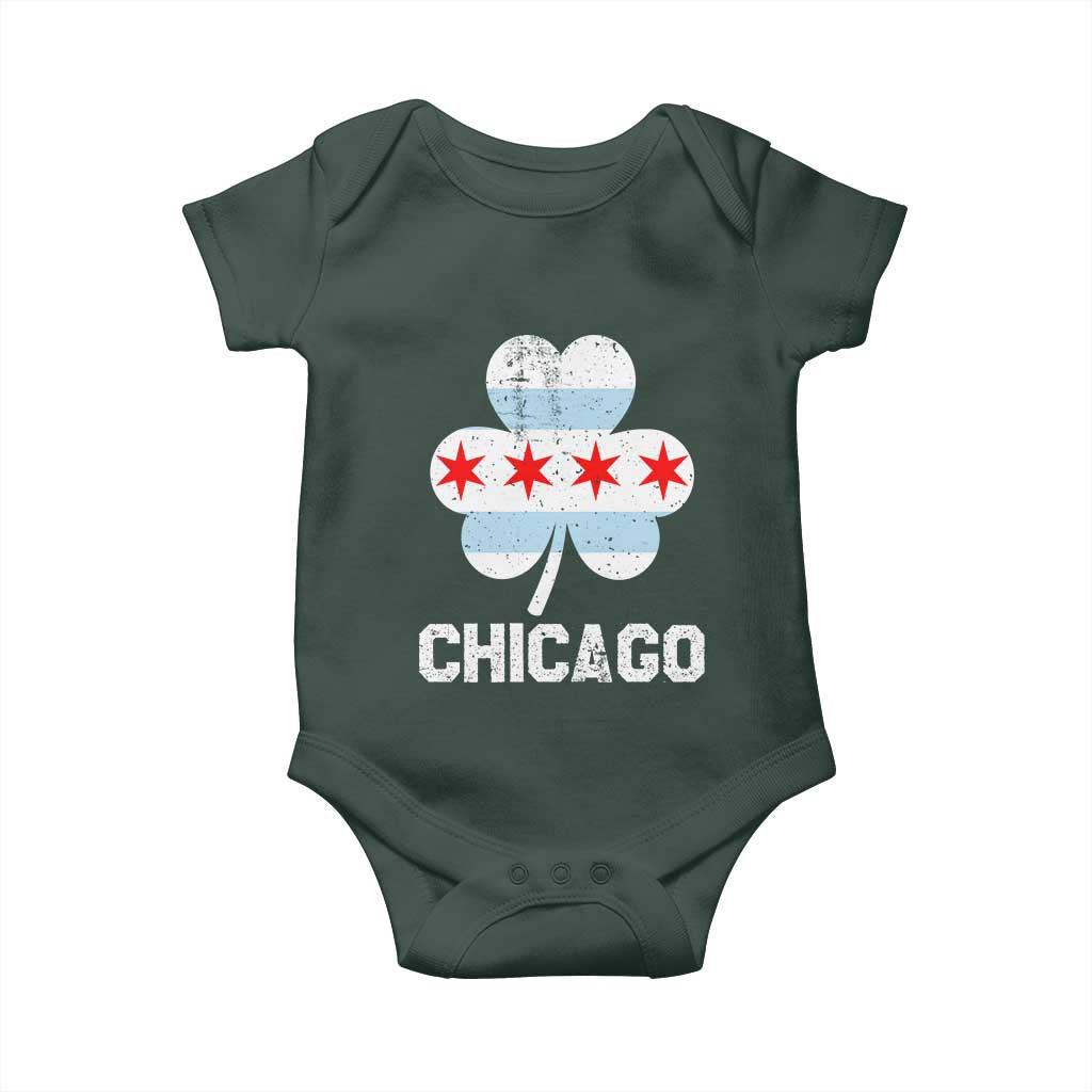 Chicago St Patricks Day Baby Onesie South Side Irish Pride Shamrock TS02 Print Your Wear