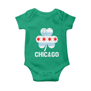 Chicago St Patricks Day Baby Onesie South Side Irish Pride Shamrock TS02 Irish Green Print Your Wear