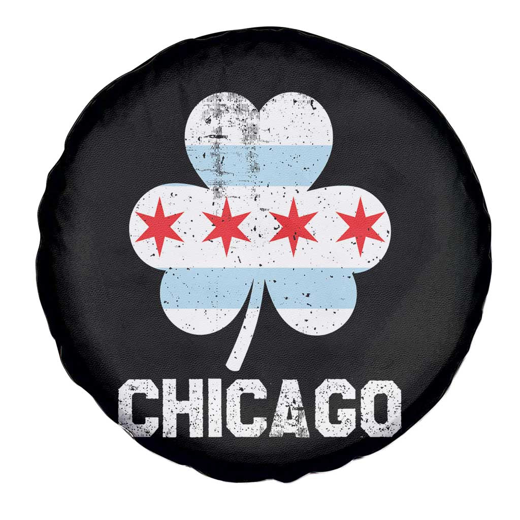 Chicago St Patricks Day Spare Tire Cover South Side Irish Pride Shamrock TS02 Print Your Wear