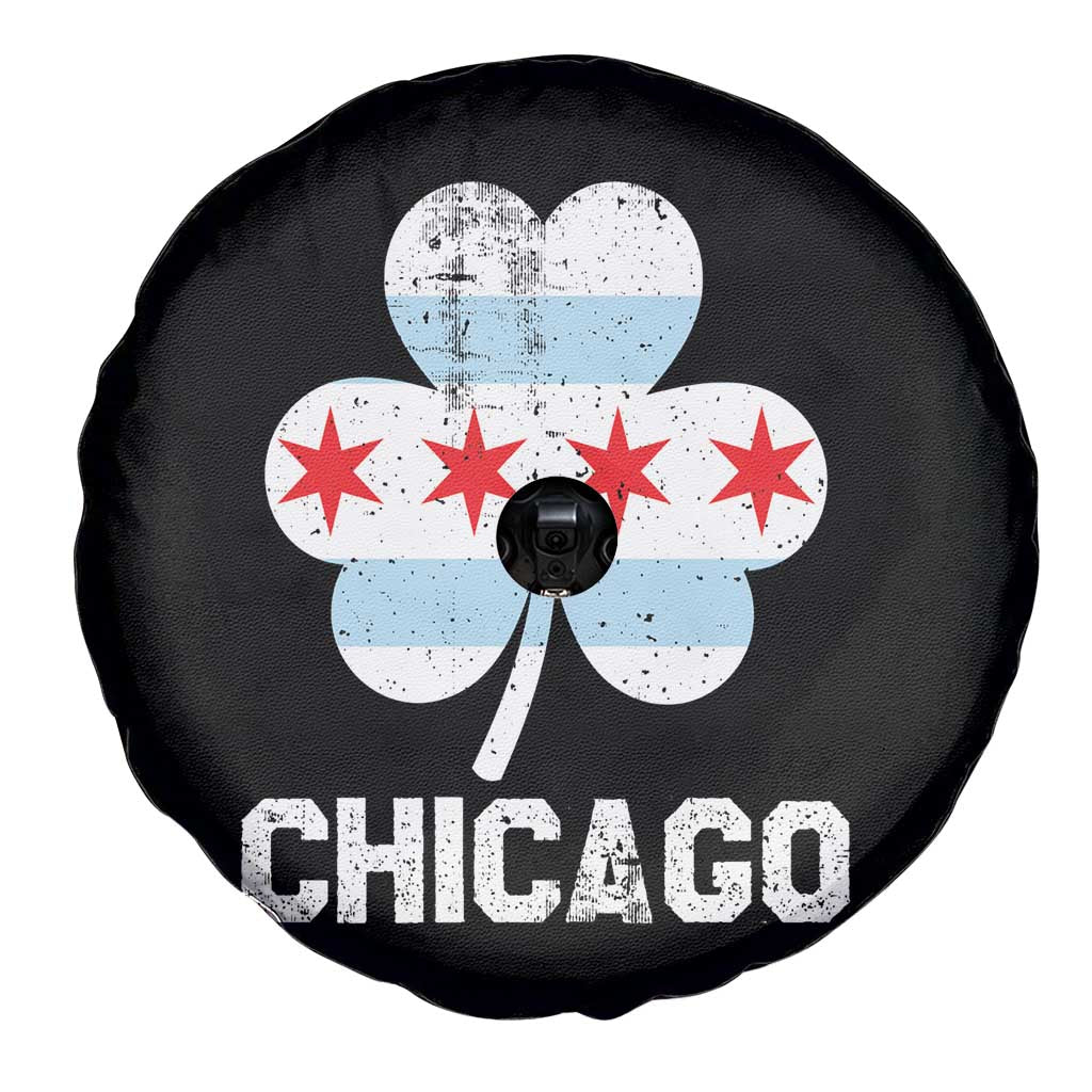 Chicago St Patricks Day Spare Tire Cover South Side Irish Pride Shamrock TS02 Print Your Wear