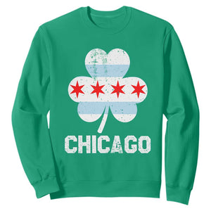 Chicago St Patrick's Day Sweatshirt South Side Irish Pride Shamrock TS02 Irish Green Printyourwear