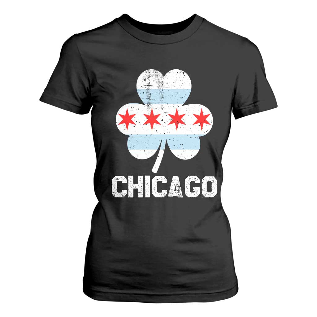 Chicago St Patricks Day T Shirt For Women South Side Irish Pride Shamrock TS02 Black Print Your Wear