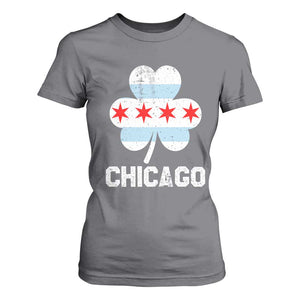 Chicago St Patricks Day T Shirt For Women South Side Irish Pride Shamrock TS02 Charcoal Print Your Wear