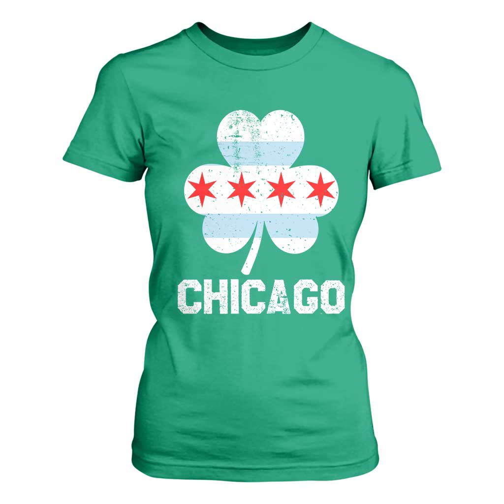 Chicago St Patricks Day T Shirt For Women South Side Irish Pride Shamrock TS02 Irish Green Print Your Wear