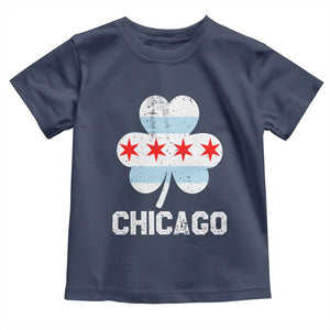 Chicago St Patricks Day Toddler T Shirt South Side Irish Pride Shamrock TS02 Navy Print Your Wear