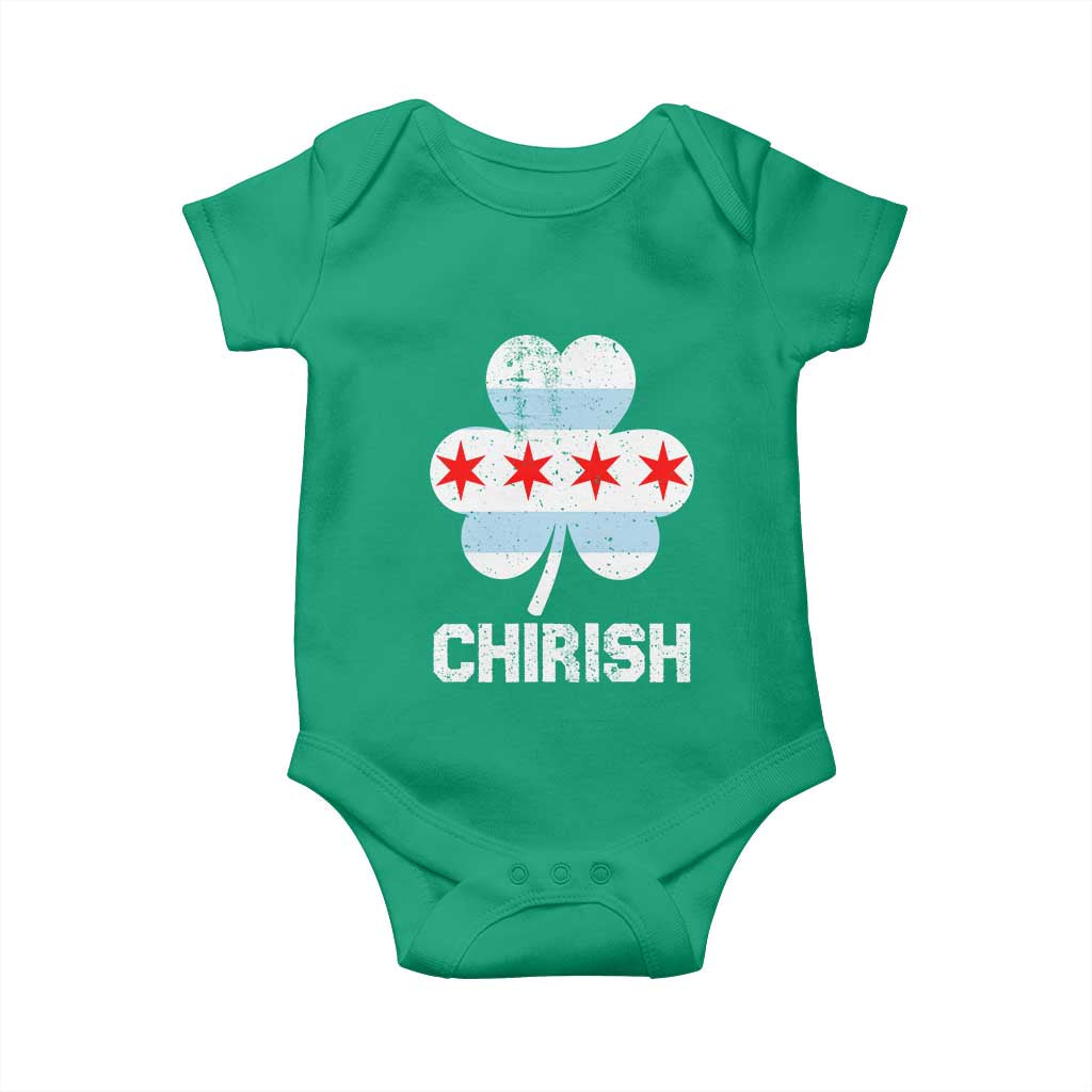 Chicago St Patricks Day Baby Onesie Chirish American Irish South Side Pride Shamrock TS02 Irish Green Print Your Wear