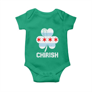 Chicago St Patricks Day Baby Onesie Chirish American Irish South Side Pride Shamrock TS02 Irish Green Print Your Wear
