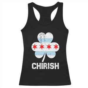 Chicago St Patricks Day Racerback Tank Top Chirish American Irish South Side Pride Shamrock TS02 Black Print Your Wear