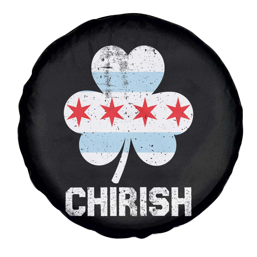Chicago St Patricks Day Spare Tire Cover Chirish American Irish South Side Pride Shamrock TS02 Print Your Wear