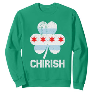 Chicago St Patrick's Day Sweatshirt Chirish American Irish South Side Pride Shamrock TS02 Irish Green Printyourwear