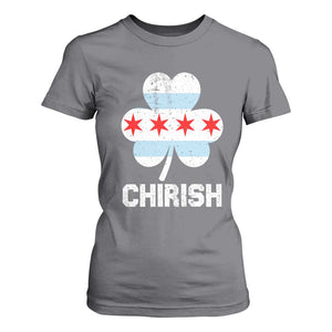 Chicago St Patricks Day T Shirt For Women Chirish American Irish South Side Pride Shamrock TS02 Charcoal Print Your Wear