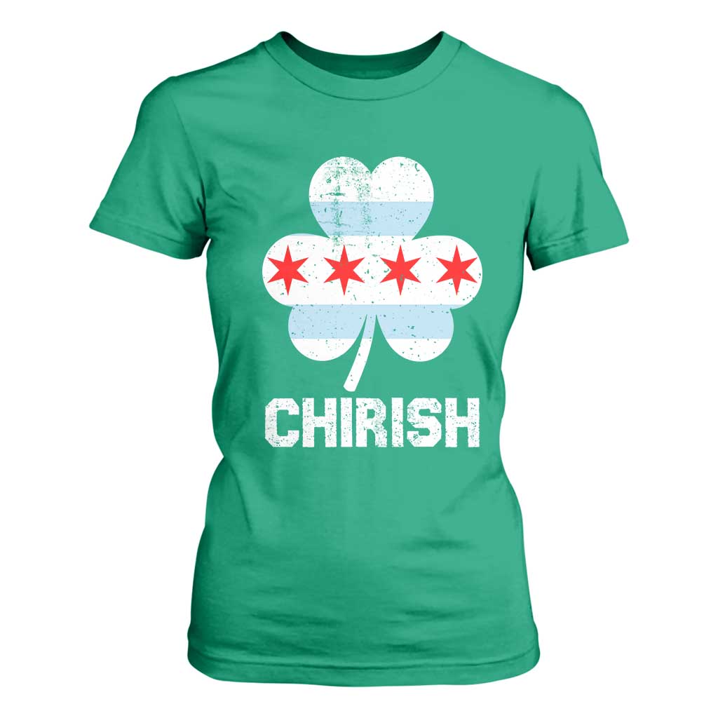 Chicago St Patricks Day T Shirt For Women Chirish American Irish South Side Pride Shamrock TS02 Irish Green Print Your Wear