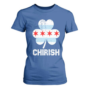 Chicago St Patricks Day T Shirt For Women Chirish American Irish South Side Pride Shamrock TS02 Royal Blue Print Your Wear