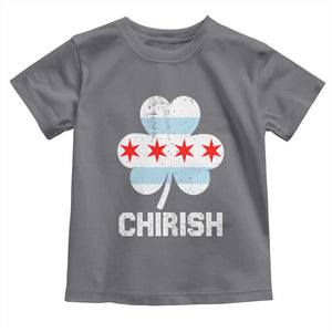Chicago St Patricks Day Toddler T Shirt Chirish American Irish South Side Pride Shamrock TS02 Charcoal Print Your Wear