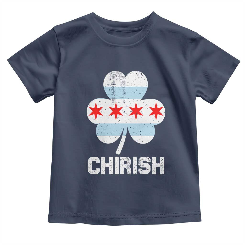 Chicago St Patricks Day Toddler T Shirt Chirish American Irish South Side Pride Shamrock TS02 Navy Print Your Wear