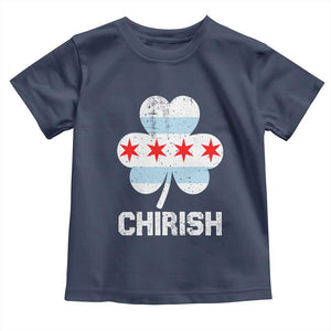 Chicago St Patricks Day Toddler T Shirt Chirish American Irish South Side Pride Shamrock TS02 Navy Print Your Wear