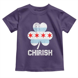 Chicago St Patricks Day Toddler T Shirt Chirish American Irish South Side Pride Shamrock TS02 Purple Print Your Wear