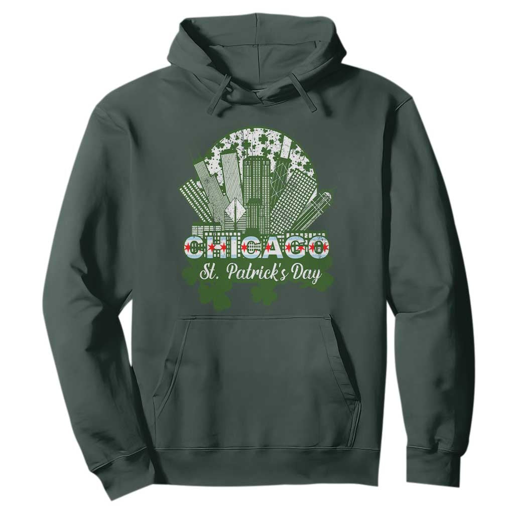 Chicago St Patrick's Day Hoodie South Side Irish American Pride TS02 Dark Forest Green Printyourwear
