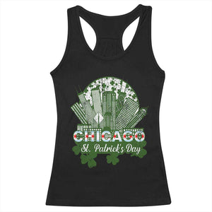 Chicago St Patricks Day Racerback Tank Top South Side Irish American Pride TS02 Black Print Your Wear