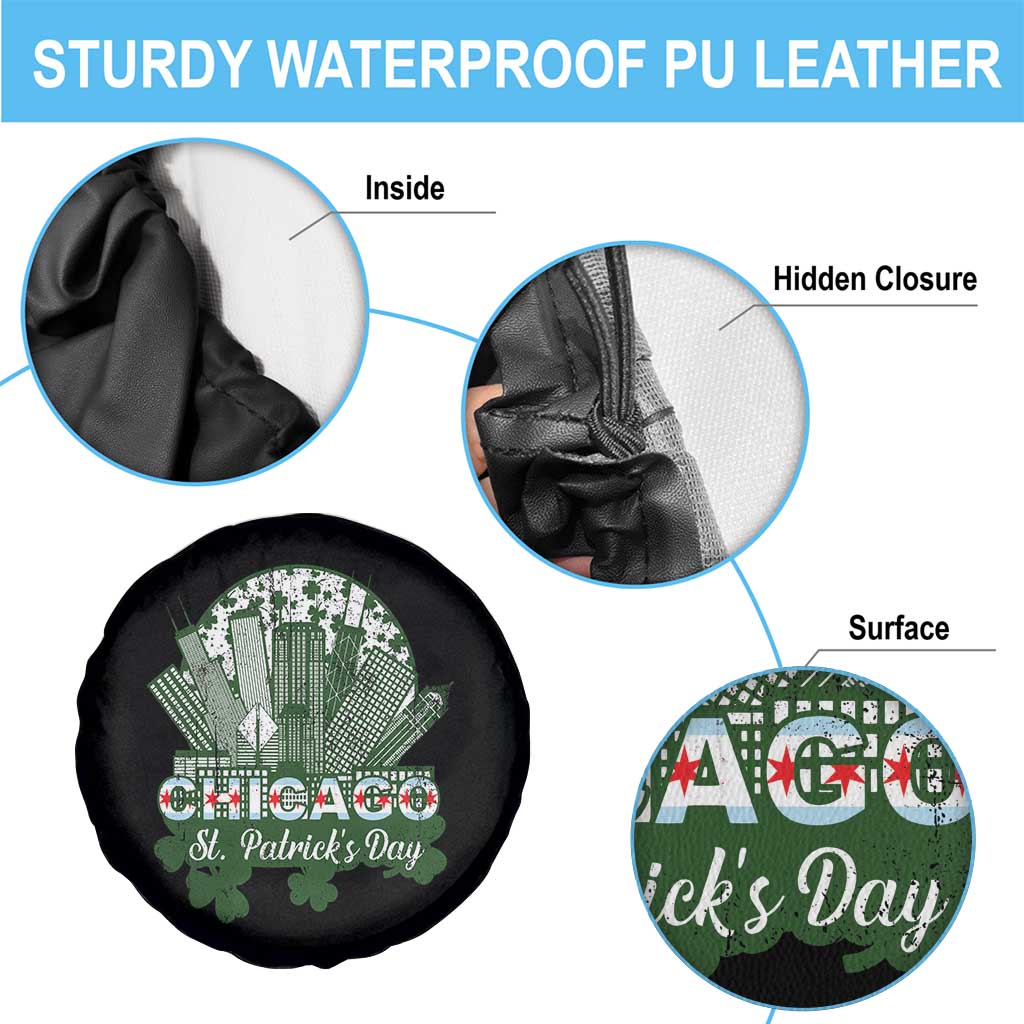 Chicago St Patricks Day Spare Tire Cover South Side Irish American Pride TS02 Print Your Wear