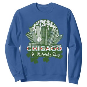 Chicago St Patrick's Day Sweatshirt South Side Irish American Pride TS02 Royal Blue Printyourwear