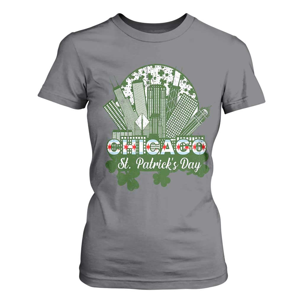 Chicago St Patricks Day T Shirt For Women South Side Irish American Pride TS02 Charcoal Print Your Wear